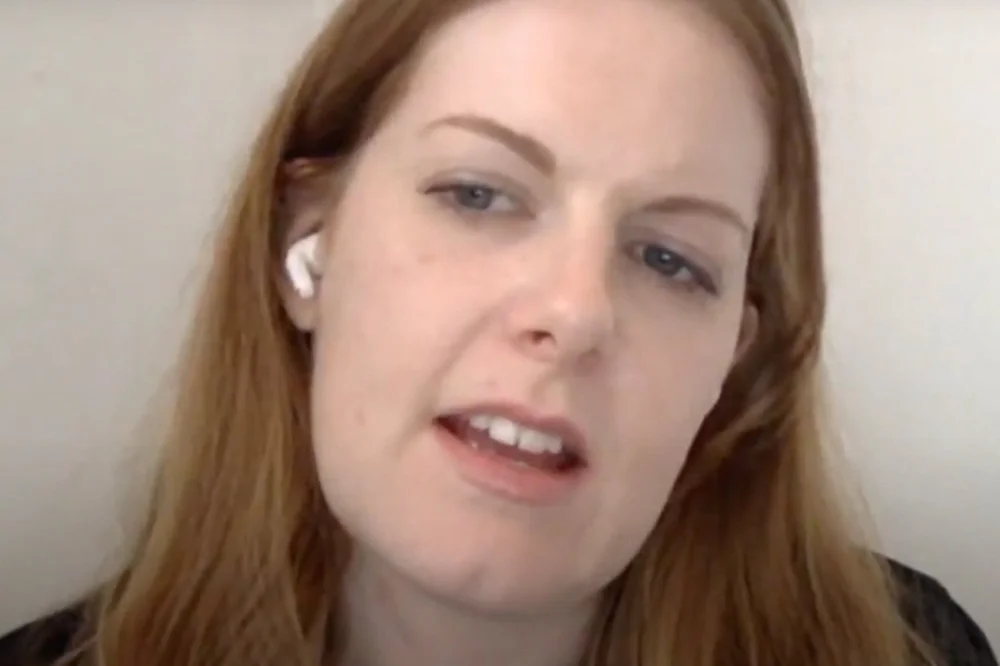 Remote interview with an HR professional